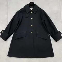 【美品】マッキントッシュ スコットランド 英国製　ロングコート　ブラック STUDIO NICHOLSON x MACKINTOSH ETTRICK - ゴム引きコート