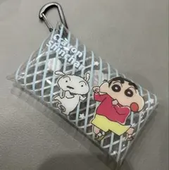 クレヨンしんちゃん クリアポーチ カラビナ付きのサムネイル