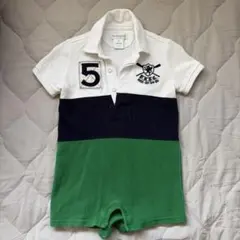 ラルフローレン　ベビー　ポロシャツ　ロンパース　75 9Ｍ　男の子