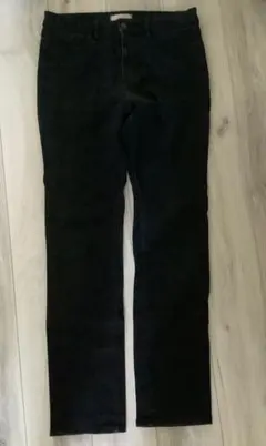 【美品】UNIQLO黒のストレートデニムパンツ71センチ