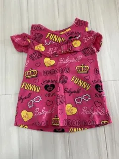 BABY DOLL ノースリーブワンピース 80サイズ ピンク