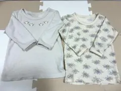 長袖肌着 女の子 2着セット 90㎝