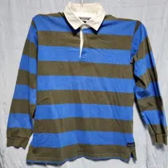 パタゴニア　ラガーシャツ　Mサイズ　ブルーボーダー