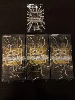 新品シュリンク付 遊戯王リミットオーバーコレクションヒーローズ×3プロモパック付