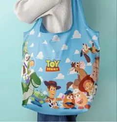 【新品未開封】ディズニー　トイストーリー　エコバッグ　トートバッグ　東京ばな奈のサムネイル