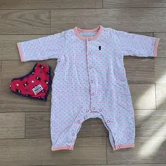 ミキハウス　カバーオール＆スタイ