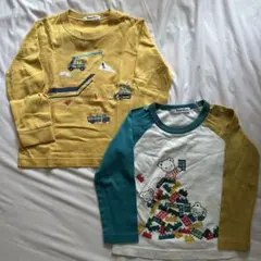 【familiar】ロングTシャツ ２枚セット 100cm