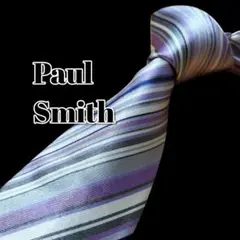 ★Paul Smith★　ポールスミス　ライトパープル系　ストライプ　日本製