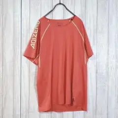 ☆アディダス (XL) レディース 半袖 Tシャツ オレンジ ロゴ