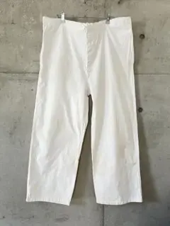 実物 イタリア軍 スノーカモパンツ ホワイト オーバーパンツ ミリタリー
