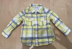 branshes チェック柄長袖シャツ 80cm