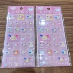 サ*タ様 タイルシール　ウサハナ　平成レトロ　ステッカー　サンリオ