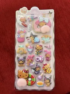 新品 キティ おしりシール ボンボンドロップシール