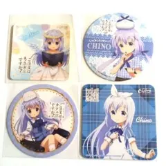 ご注文はうさぎですか??　ごちうさ　コースター　ステッカー　チノ