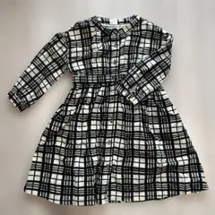 dev!rock チェック柄　起毛素材ワンピース　サイズ110