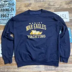MARIST WAR EAGLES YACHTING スウェット　古着　L相当