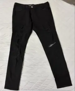 WEB限定 NUMBER (N)INE DENIMダメージ加工パンツサイズLのサムネイル