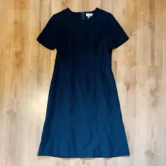 お受験ワンピース 半袖 ネイビー 36