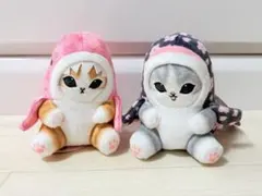 モフサンド　桜満開　マスコット 2種　タイトー　mofusand ぬいぐるみ