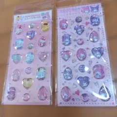 サンリオ　ストーン　シール　２枚　新品　マイメロ　クロミ