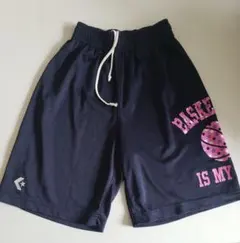 CONVERSE バスケットボール レディース ハーフパンツ ネイビー