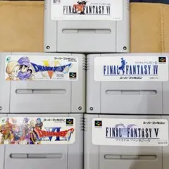 ■0401−1 スーパーファミコン ソフト5本セット