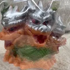 ゴジラ　ミニソフビクロニクル　キングギドラ　オレンジ
