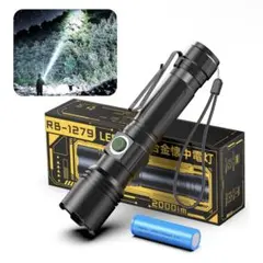 懐中電灯 強力 【最新の進化・超高輝度 小型 LEDライト】