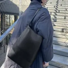 SLOBE IENA スクエアトートバッグ ブラック