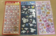 シール　3点セット　ボンボンドロップミニ　デニム　ハッピーフォン