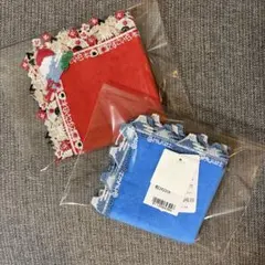 【新品未使用】近沢レース タオルハンカチ どすこい日本 富士山 2枚セット