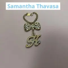 Samantha Thavasa イニシャルK リボンチャーム
