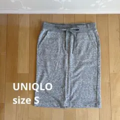UNIQLO スウェット タイトスカート グレー Sサイズのサムネイル