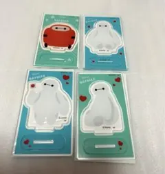 セリア　ディズニー　ベイマックス　アクリルさスタンド　4点セット