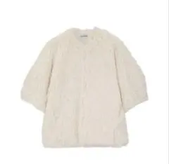 CLANE HALF SLEEVE FAKE FUR JACKET