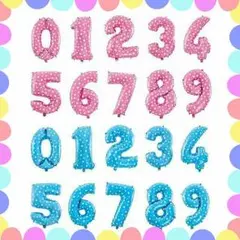 【大人気】40cm数字ナンバーバルーン★送料無料