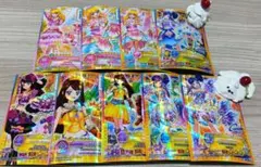 アイカツカード　PR 星座ドレス　ソレイユ　星宮いちご　霧矢あおい　紫吹蘭