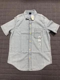 【新品未使用】GAP 半袖デニムシャツ 140cm L