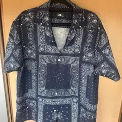 一級品】THE NORTH FACEバンダナ柄半袖シャツ古着開襟シャツアロハ