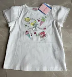 mezzo pianoフルーツシャーベットアップリケ半袖Tシャツアイス柄120のサムネイル