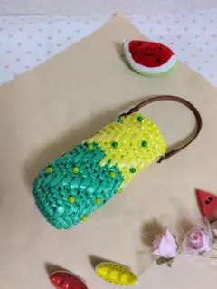 ★最終価格★ハンドメイド ペットボトル・水筒カバー　　No.003