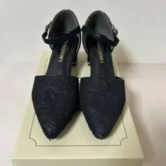 LIBERTYDOLL ブラックパンプス LLサイズ