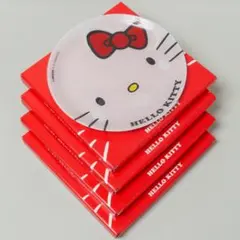 Sanrio　サンリオ　ハローキティ　ガラスパーティープレート　4枚セット