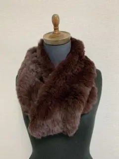 ラビットファー★スヌード★リアルファー★⑤