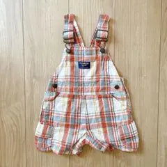 OshKosh B'gosh チェック柄オーバーオール