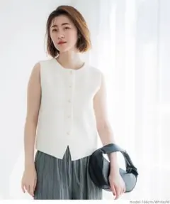 【美品】coca ベスト 夏ベスト 夏服 ホワイト