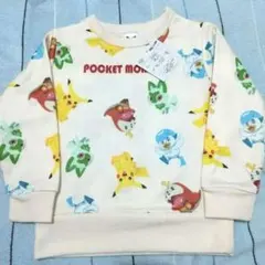 【新品タグ付】ポケモンピカチュウ ポケットモンスター 長袖トレーナー 95