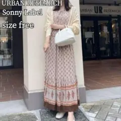 URBAN RESEARCH Sonny Label マキシワンピース　シフォン