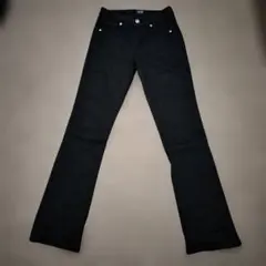 EDWIN レディース ブラックデニムパンツのサムネイル