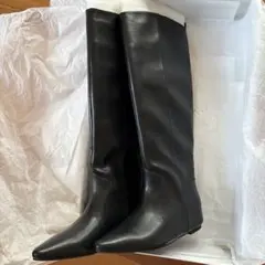 ロングブーツ 黒 24